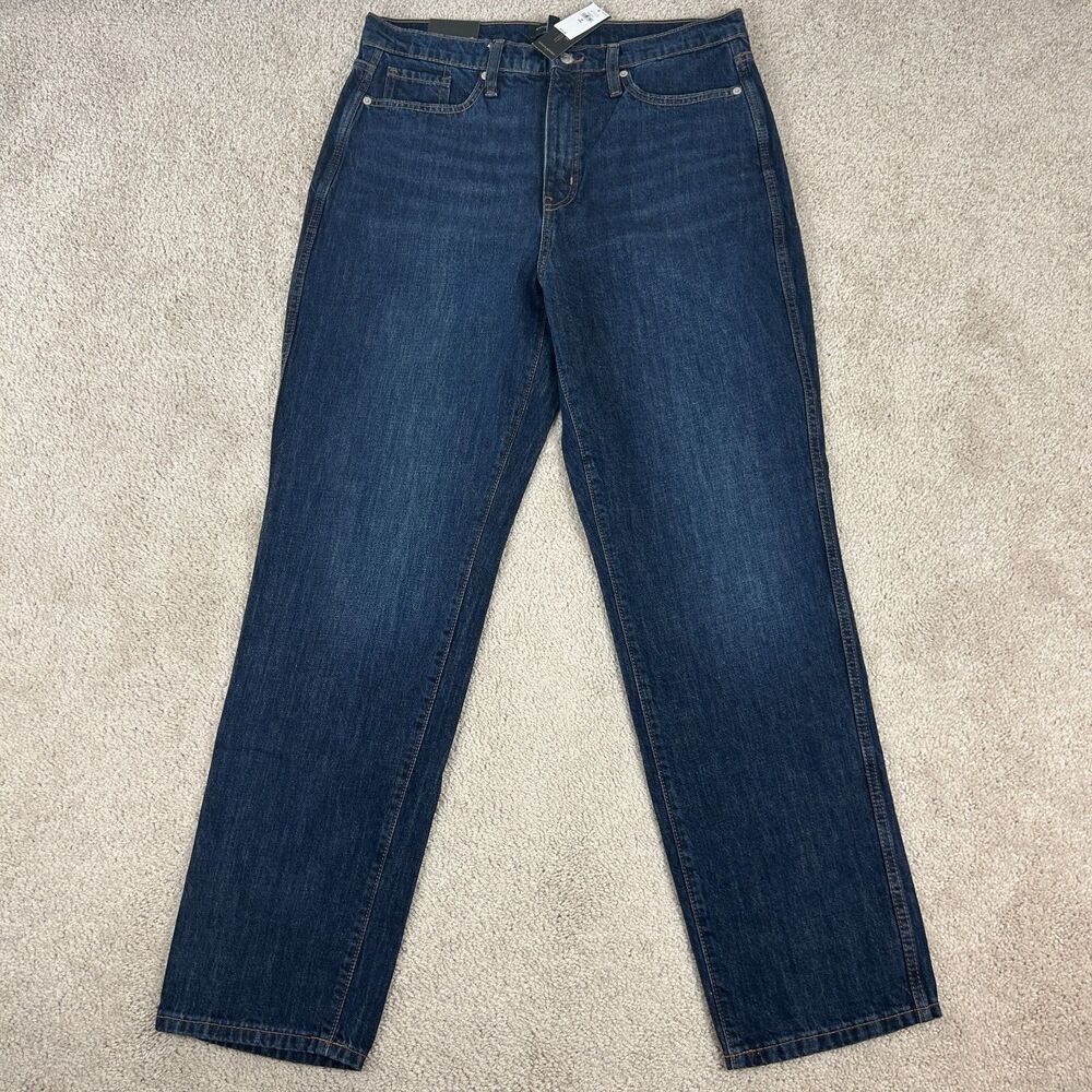 Banana Republic Factory Jeans Womens Size 32 Tall Blue High-Rise Straight Ladies